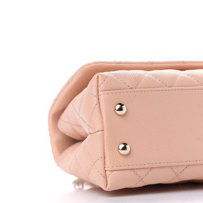 Chanel Caviar Quilted Mini Coco Handle Flap Light Pink 8 of 9