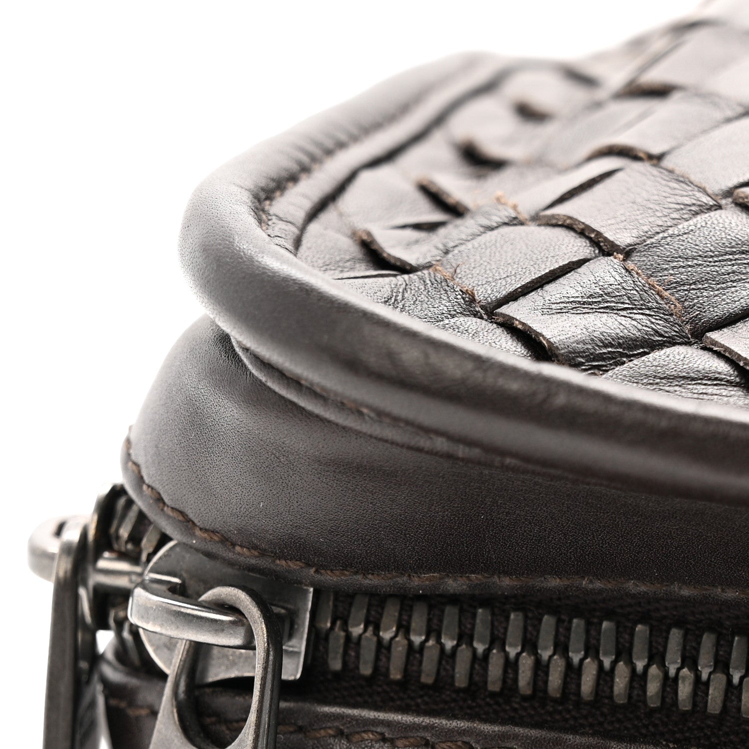 Bottega Veneta Calfskin Leggero Intrecciato Briefcase Ebano 15 of 15
