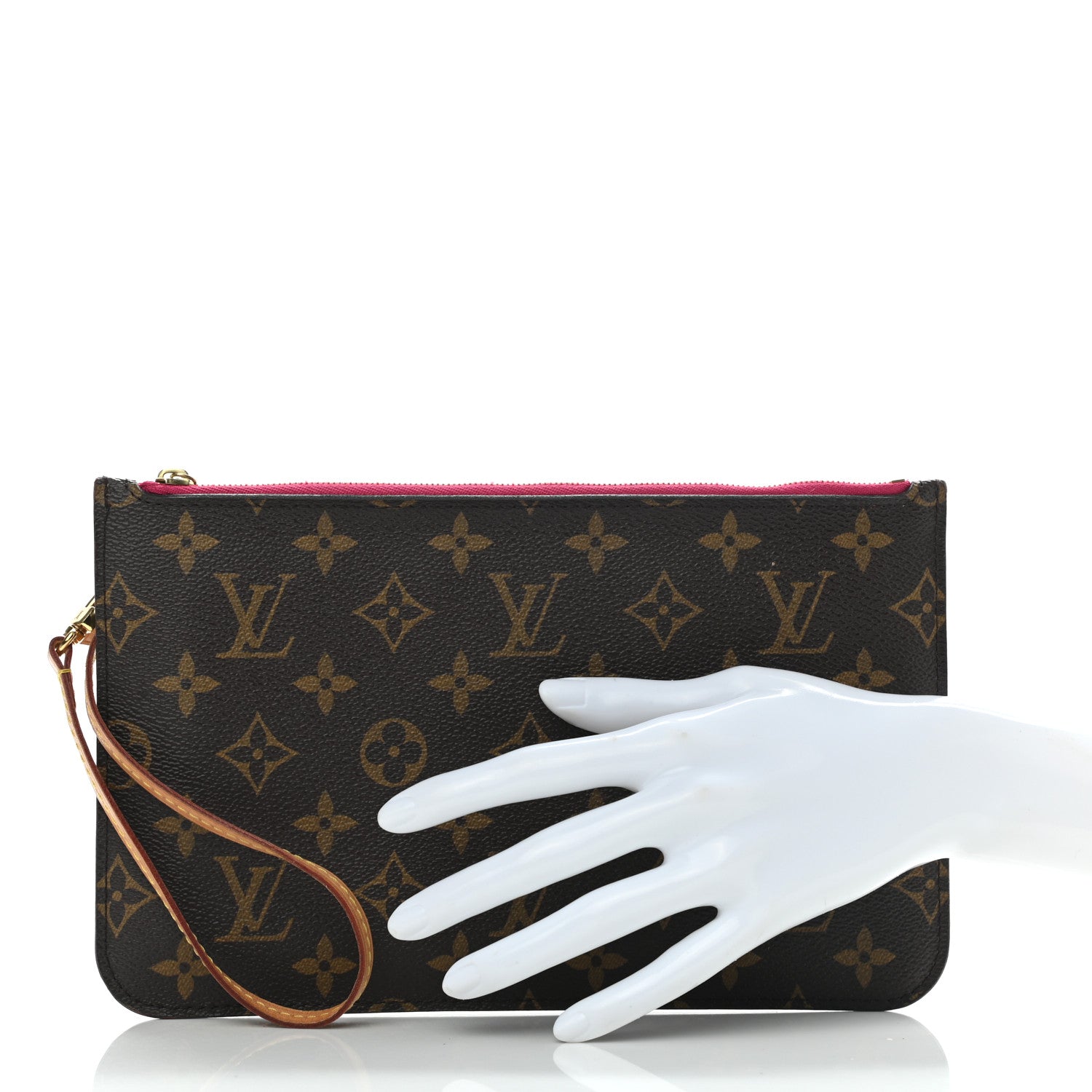 Louis Vuitton Monogram Neverfull MM GM Pochette Pivoine 2 of 10