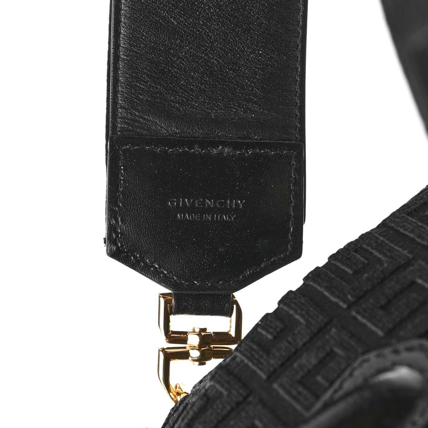 Givenchy Canvas Jacquard Embroidered Calfskin 4G Mini Antigona Black 12 of 17