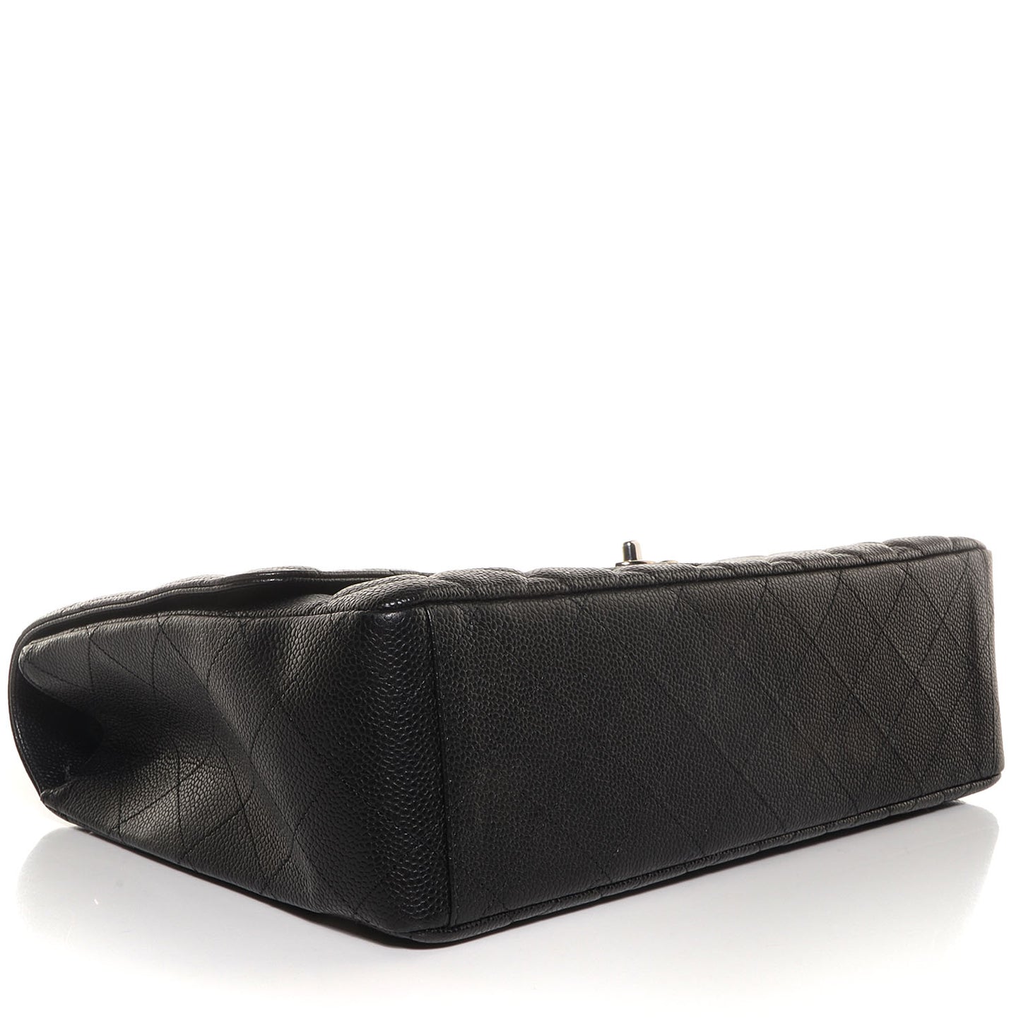 Caviar Maxi Single Flap Black