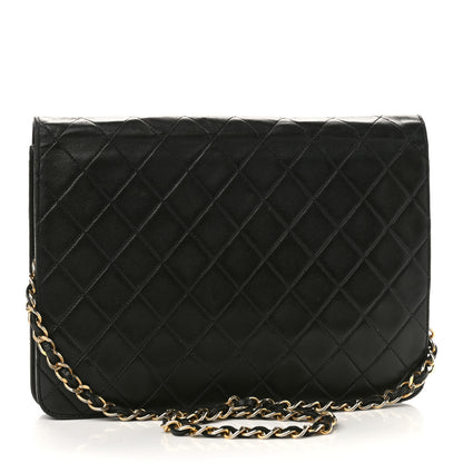 Chanel Lambskin Quilted Medium Single Flap Black 3 of 12