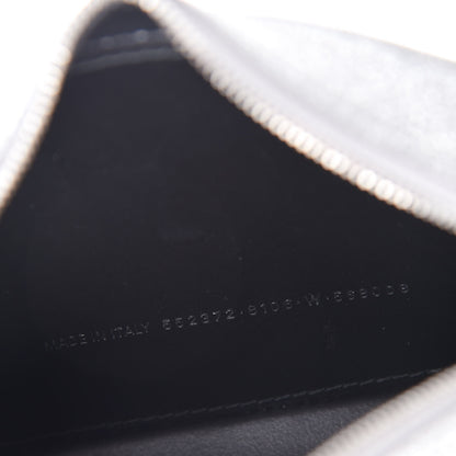 Balenciaga Glitter Calfskin Logo XS Everyday Camera Bag Silver 7 of 9