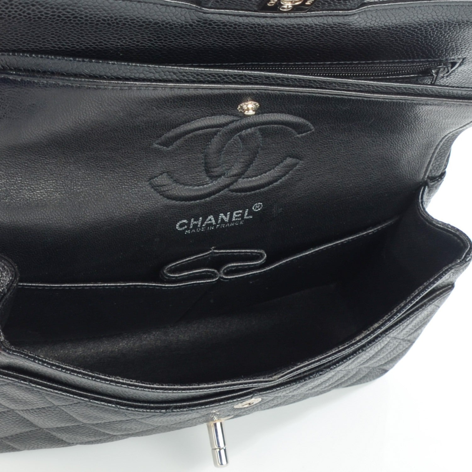 Chanel Caviar Quilted Small Double Flap Black 5 of 8