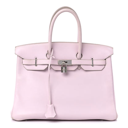 Hermes Swift Birkin 35 Rose Dragee 1 of 17