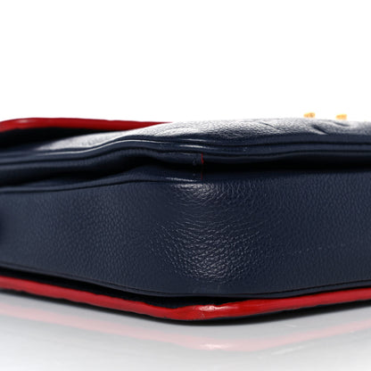 Louis Vuitton Empreinte Pochette Metis Marine Rouge 8 of 9