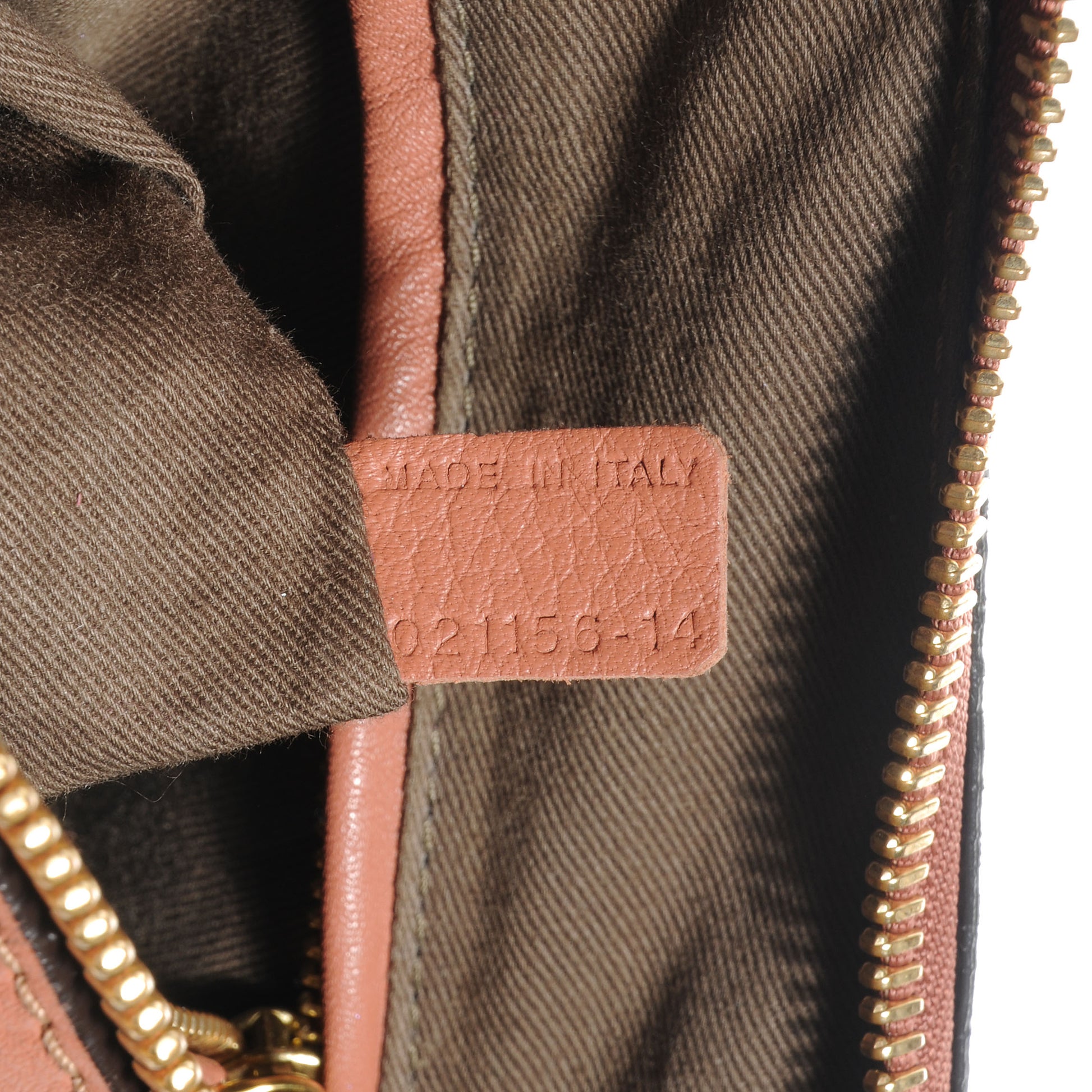 Chloe Calfskin Medium Marcie Satchel Clay 7 of 10