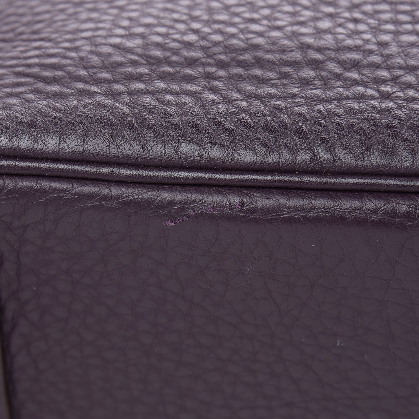 Taurillon Clemence Birkin 30 Raisin