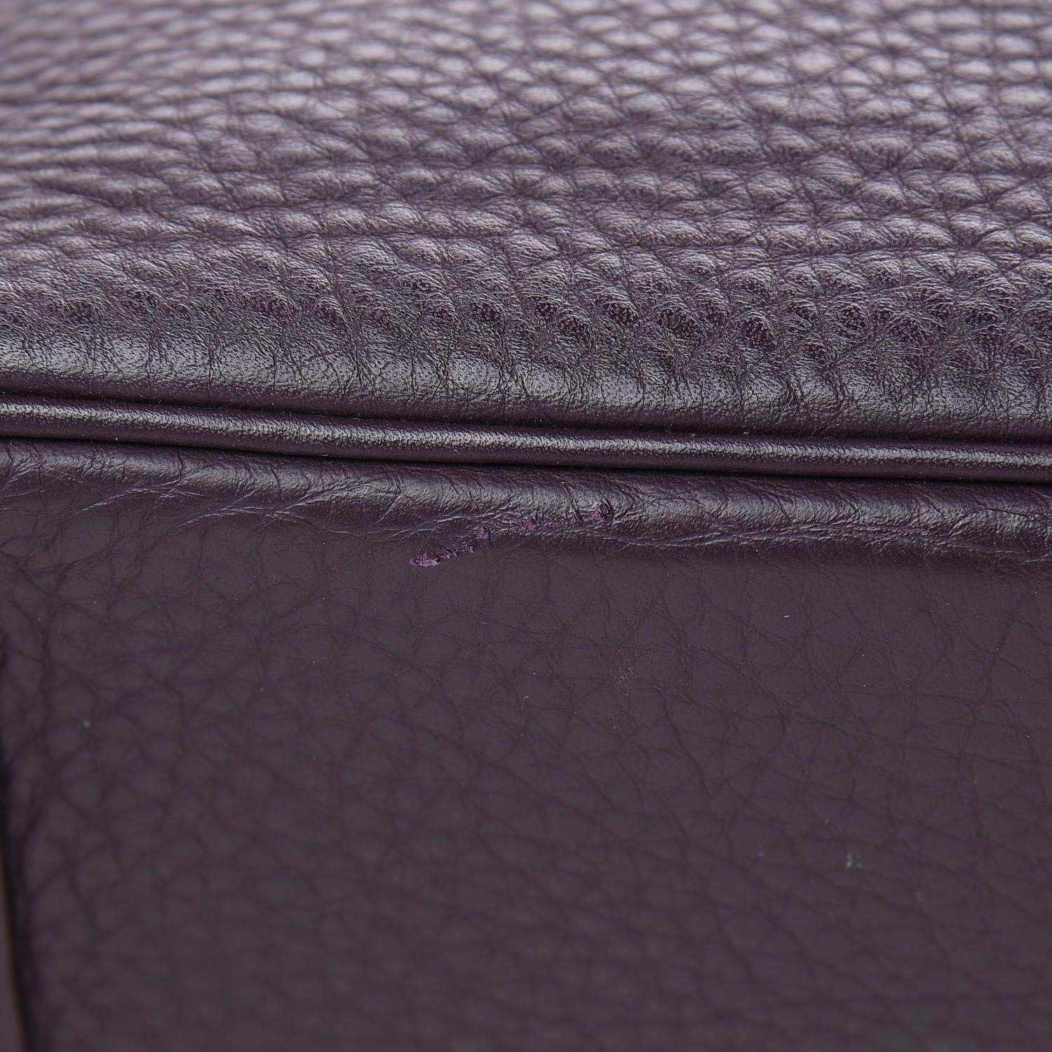 Hermes Taurillon Clemence Birkin 30 Raisin 39 of 39