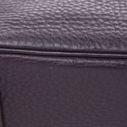 Hermes Taurillon Clemence Birkin 30 Raisin 39 of 39