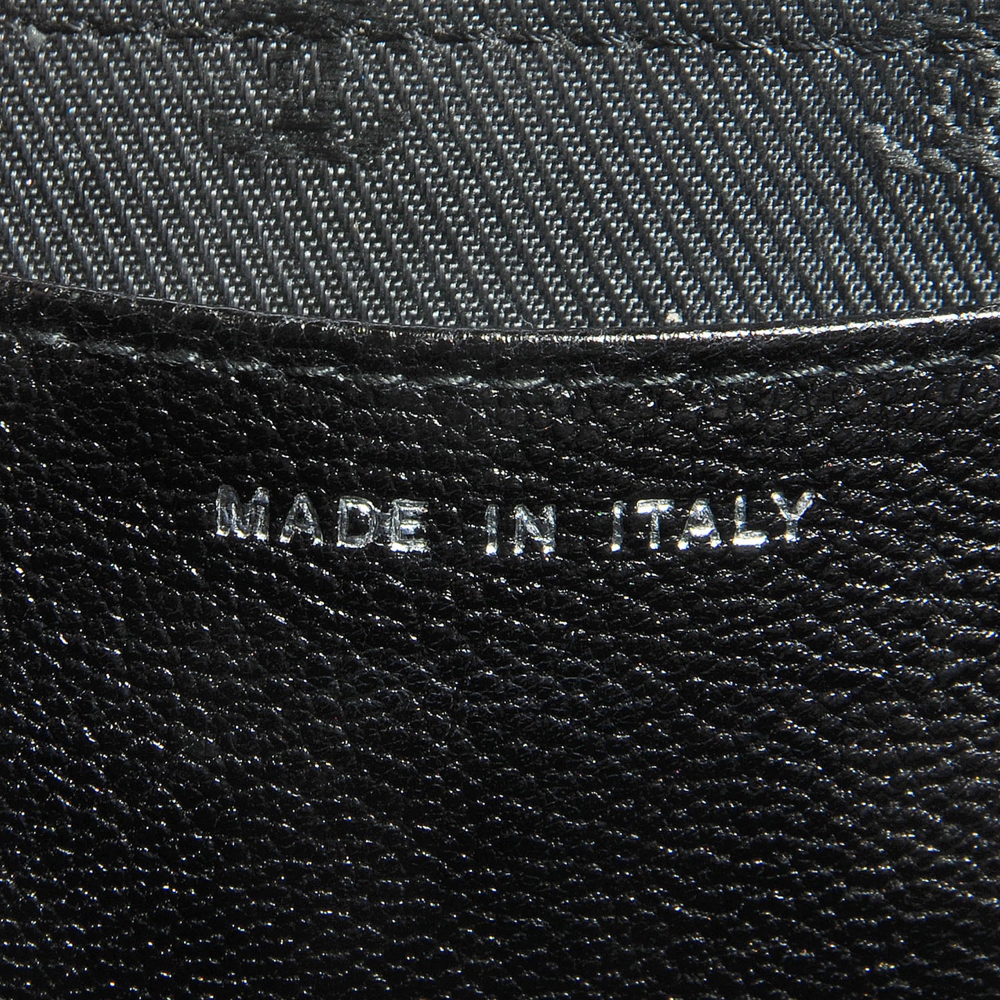 Goatskin Wallet on Chain WOC Black