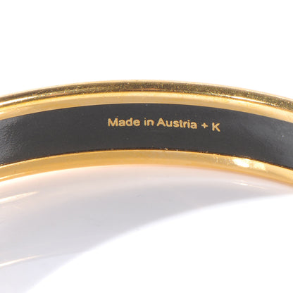 Hermes Enamel Printed Carriages Narrow Bracelet 65 4 of 5