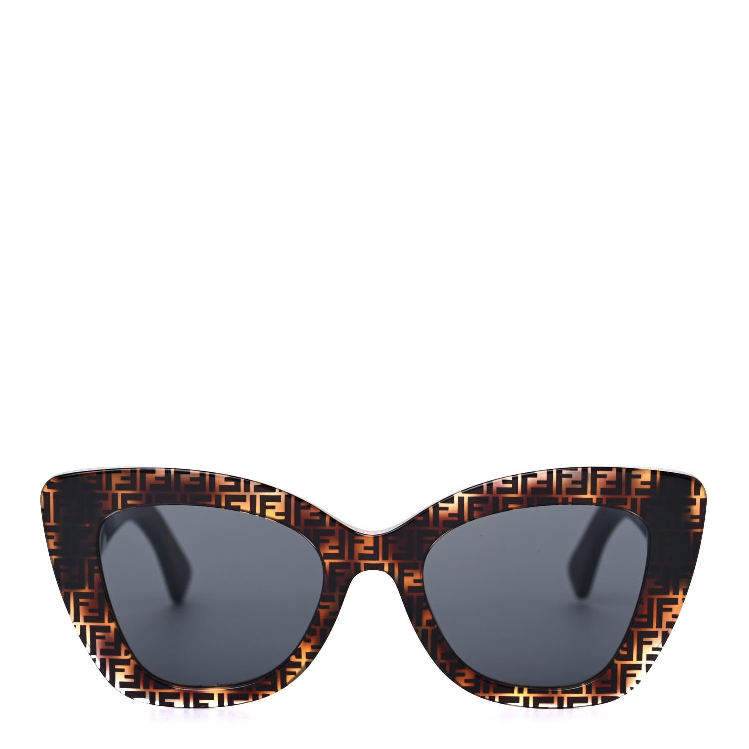 Fendi Acetate F is Fendi FF 51mm Cat Eye Sunglasses 0327/S Tortoise Camouflage 2 of 7