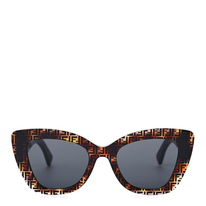 Fendi Acetate F is Fendi FF 51mm Cat Eye Sunglasses 0327/S Tortoise Camouflage 2 of 7