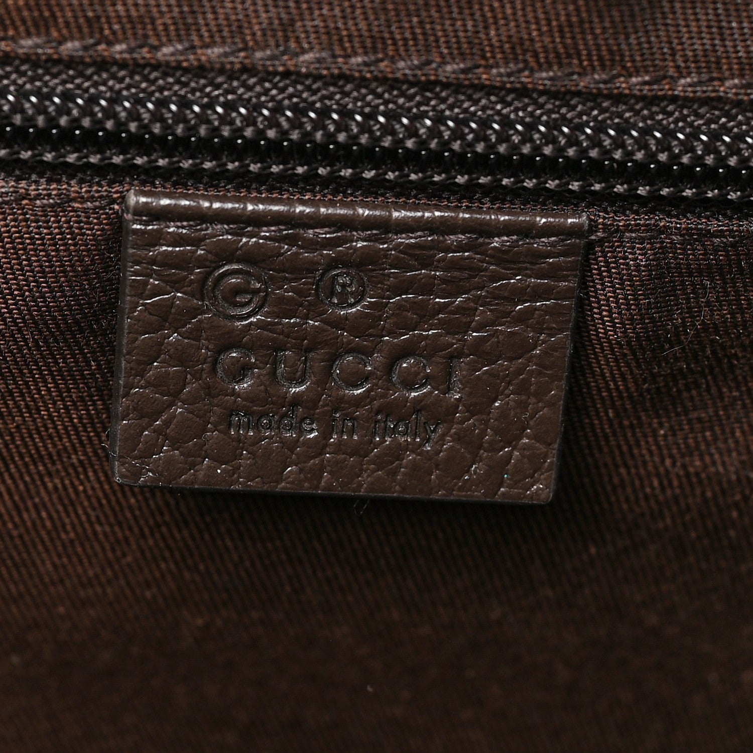 Gucci Monogram Dollar Calfskin Boston Duffle Bag Beige Ebony Testa di Moro Marrone Scuro 6 of 8