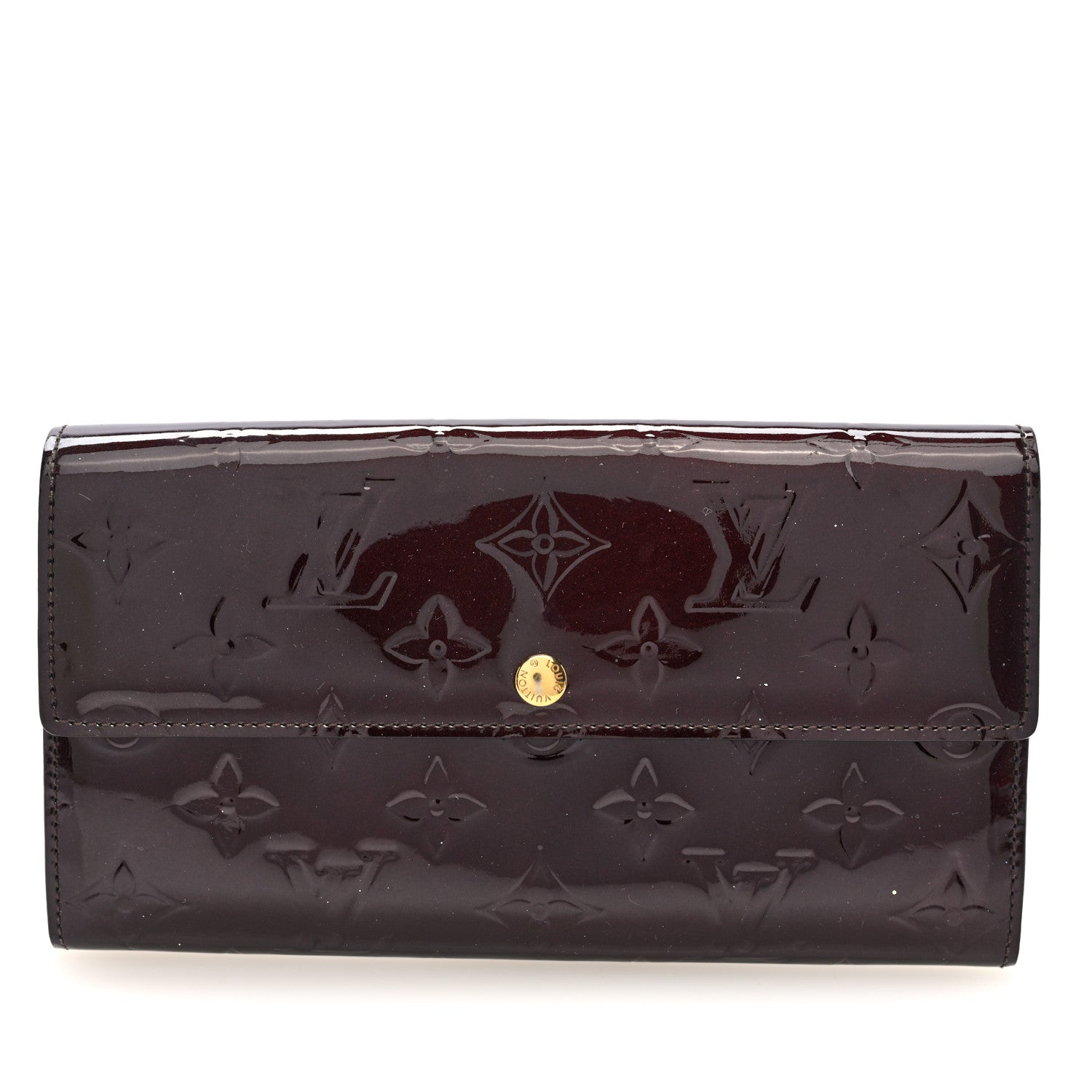 Louis Vuitton Vernis Sarah Wallet Amarante 1 of 6