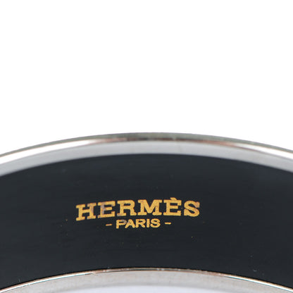 Hermes Enamel Printed Wide Cavalcadour Bracelet 65 3 of 5