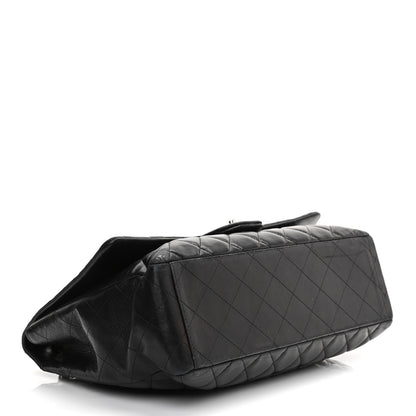 Chanel Lambskin Quilted Maxi Single Flap Black 6 of 28