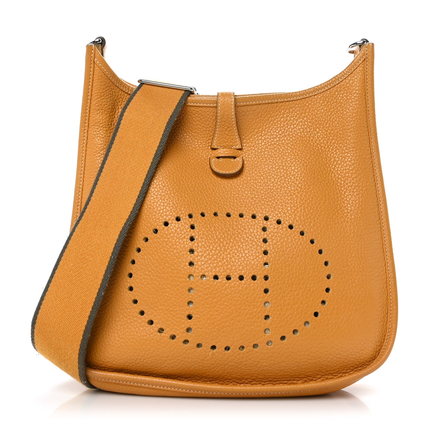 Taurillon Clemence Amazone Evelyne III PM Moutarde Taupe