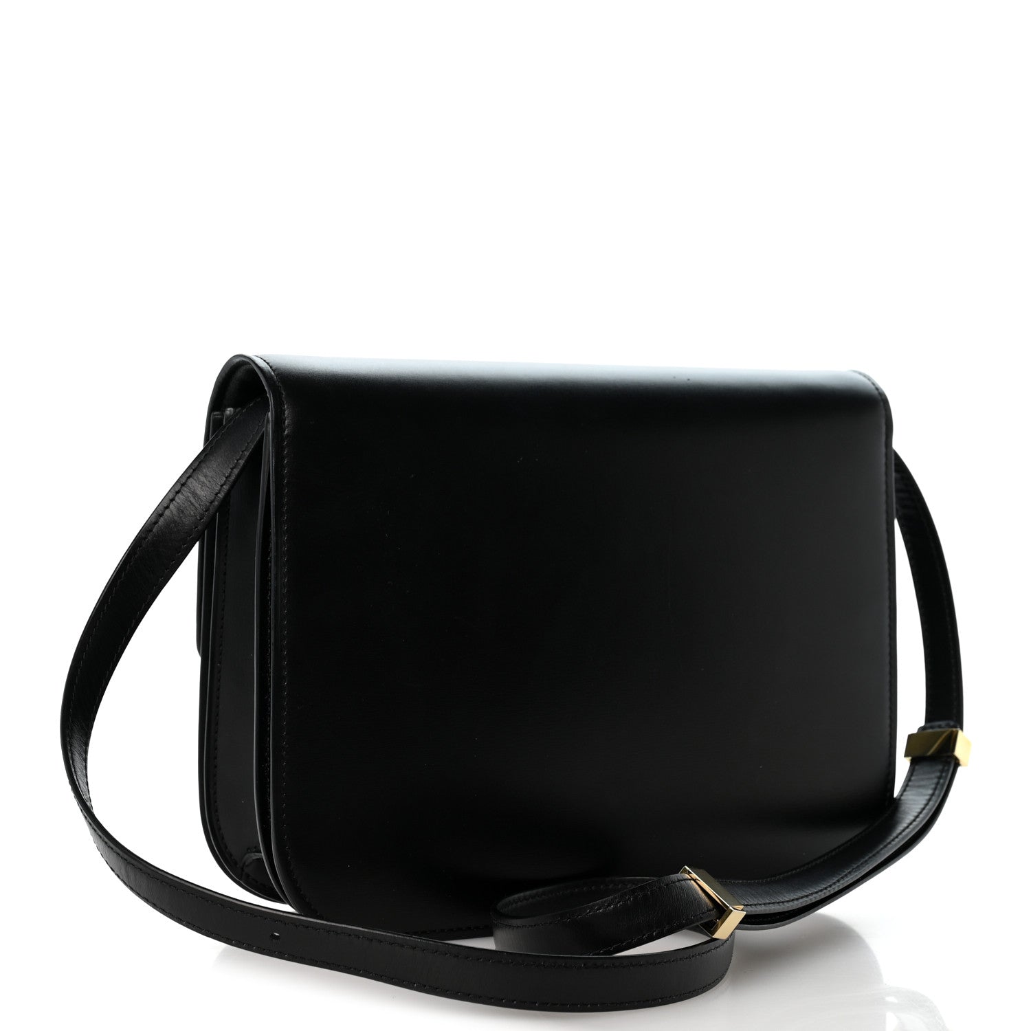 Celine Box Calfskin Medium Classic Box Flap Bag Black 2 of 13