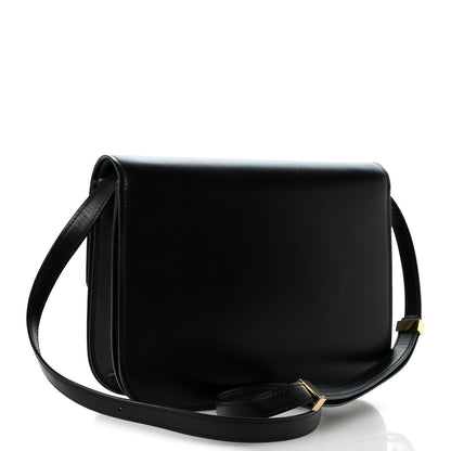 Celine Box Calfskin Medium Classic Box Flap Bag Black 2 of 13