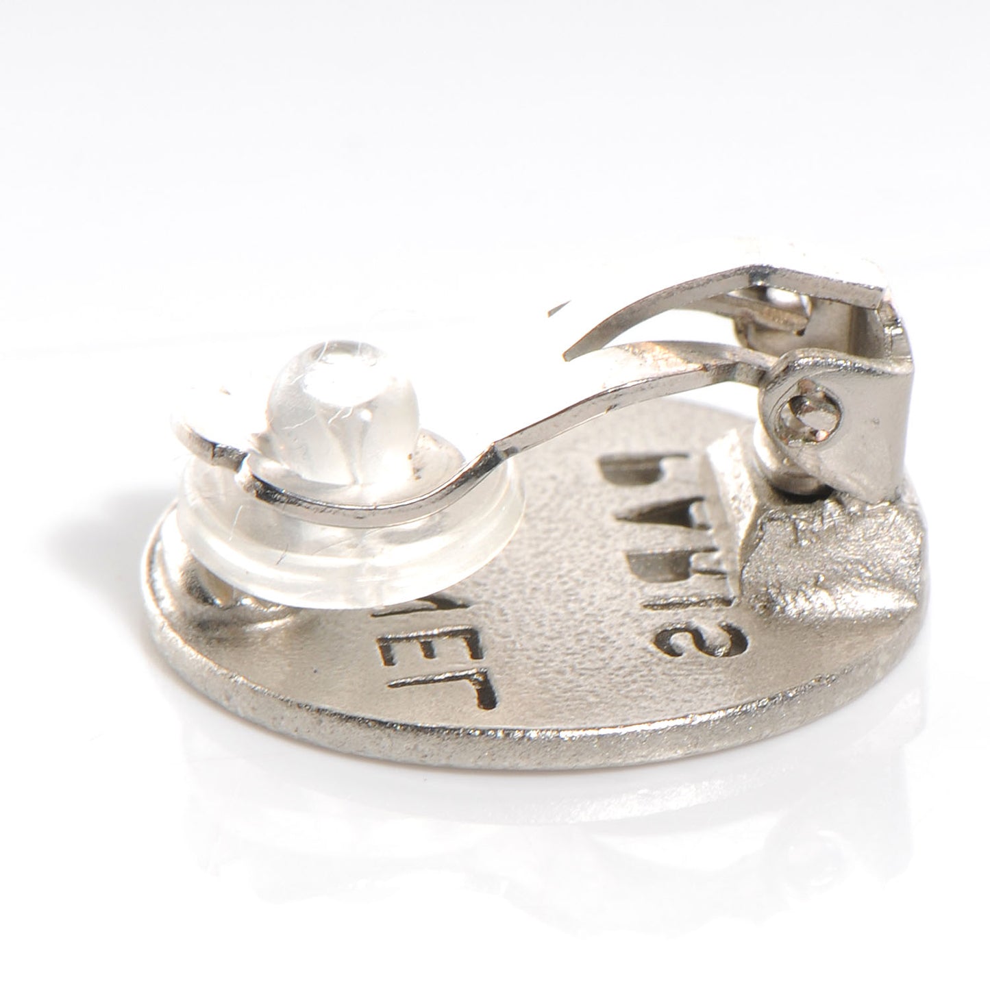 PARIS Clip On Earrings Matte Silver