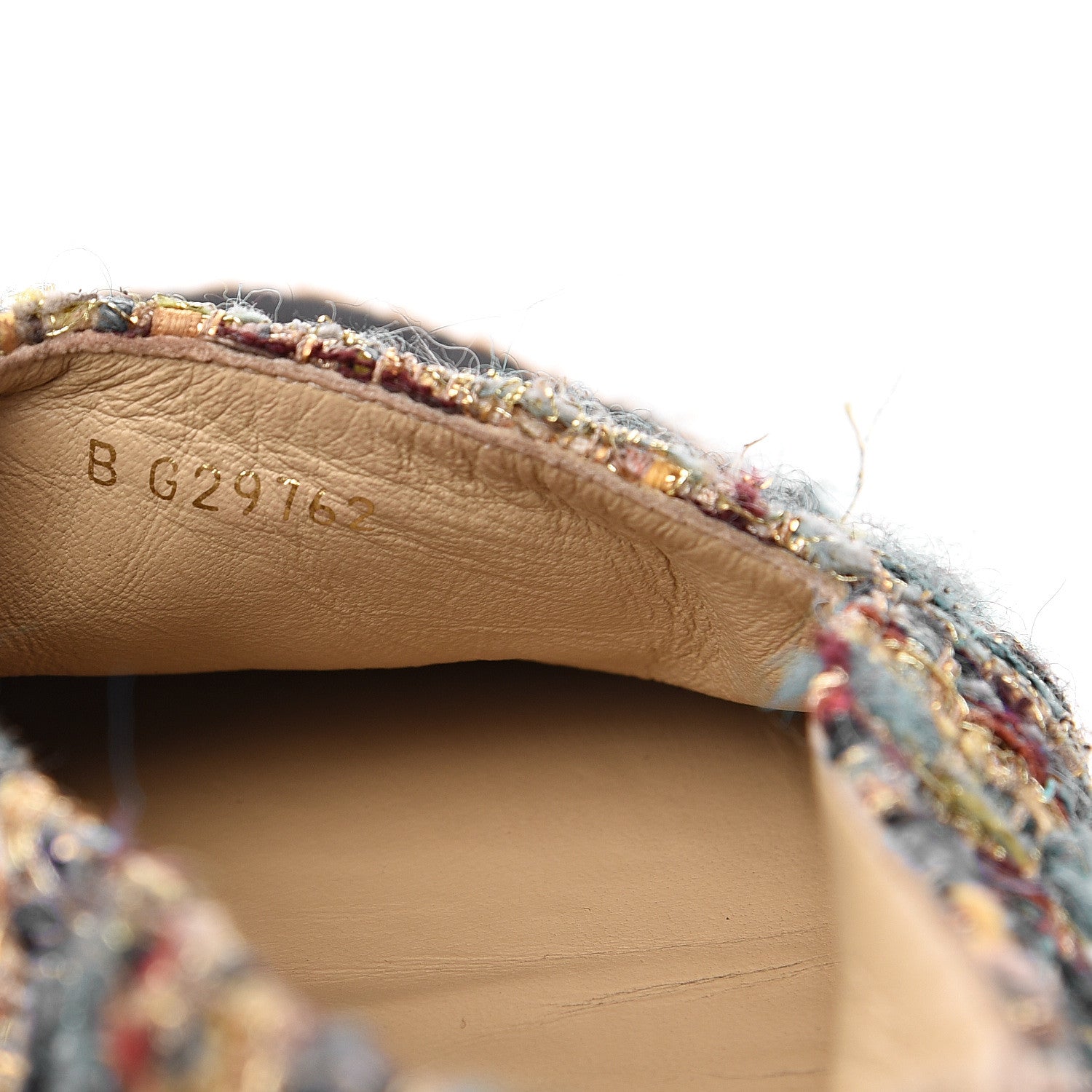 Chanel Tweed Grosgrain CC Espadrilles 37 Multicolor 9 of 12