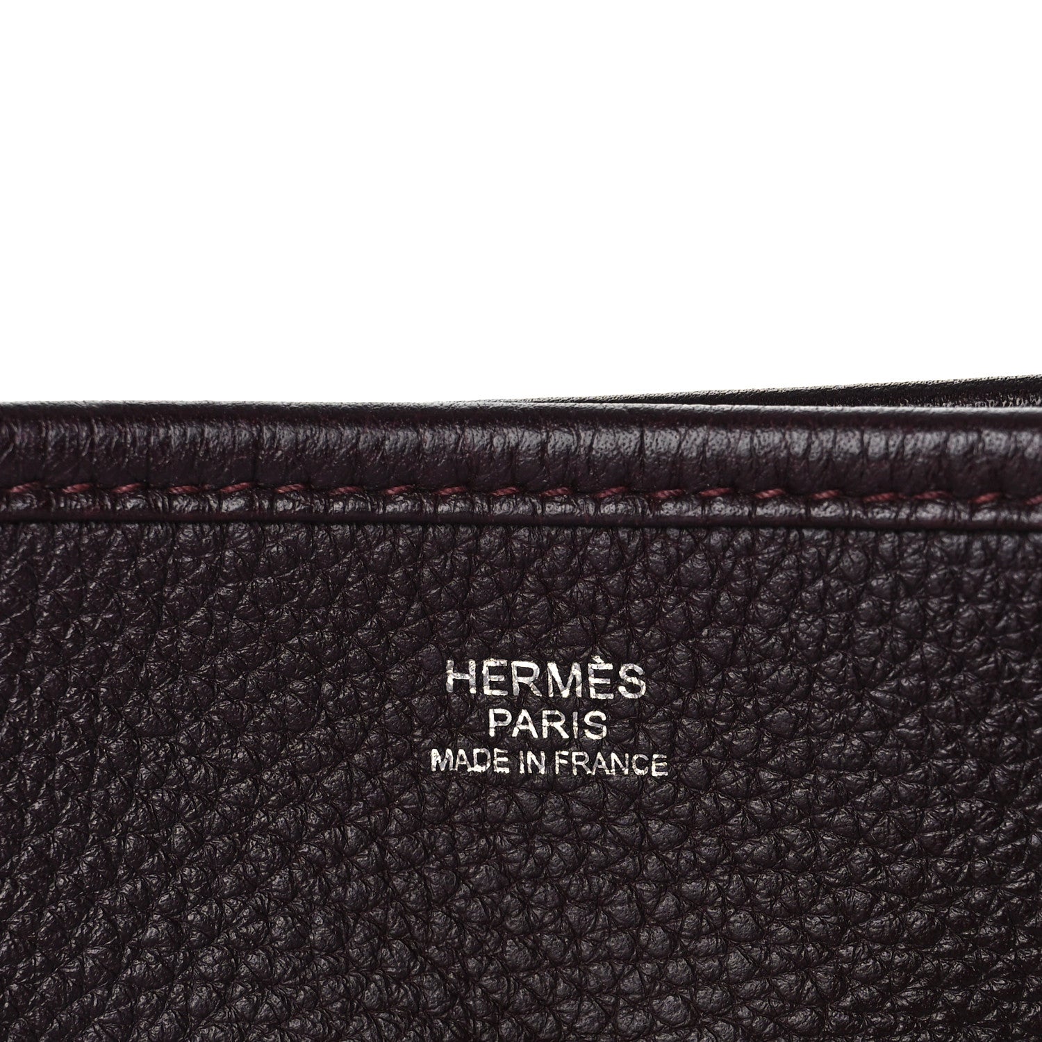 Hermes Taurillon Clemence Evelyne II PM Prune 6 of 9