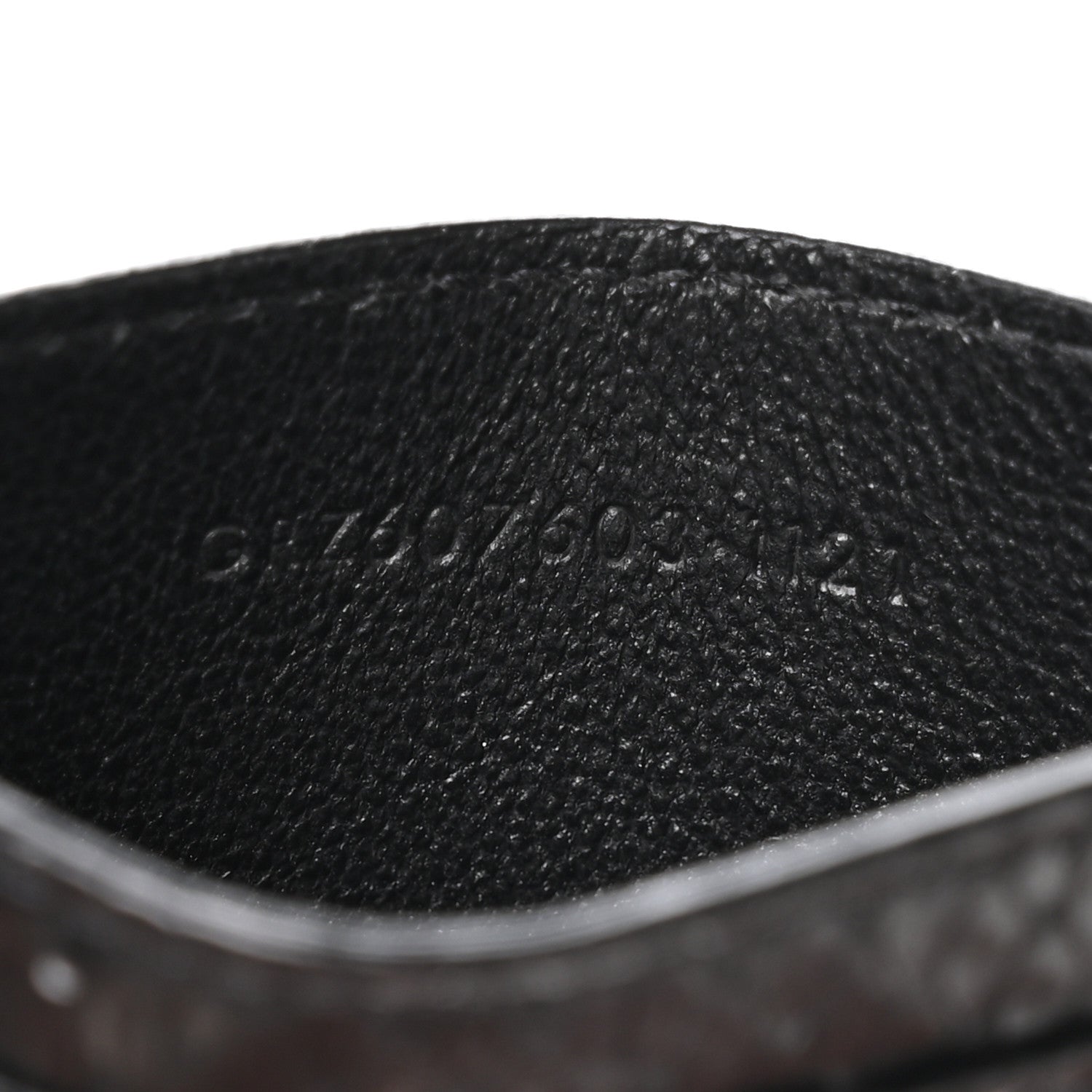 Saint Laurent Snakeskin Monogram Credit Card Case Black 7 of 8
