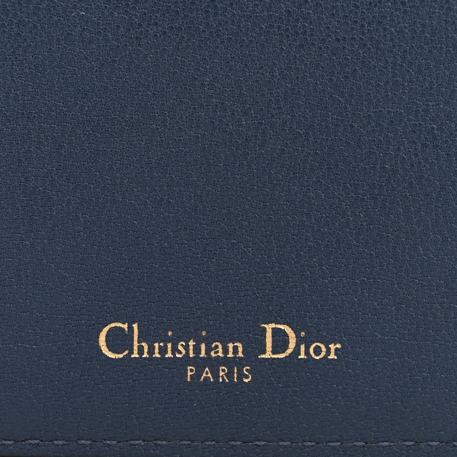 Christian Dior Goatskin Saddle Pouch Wallet Cloud Blue 6 of 11