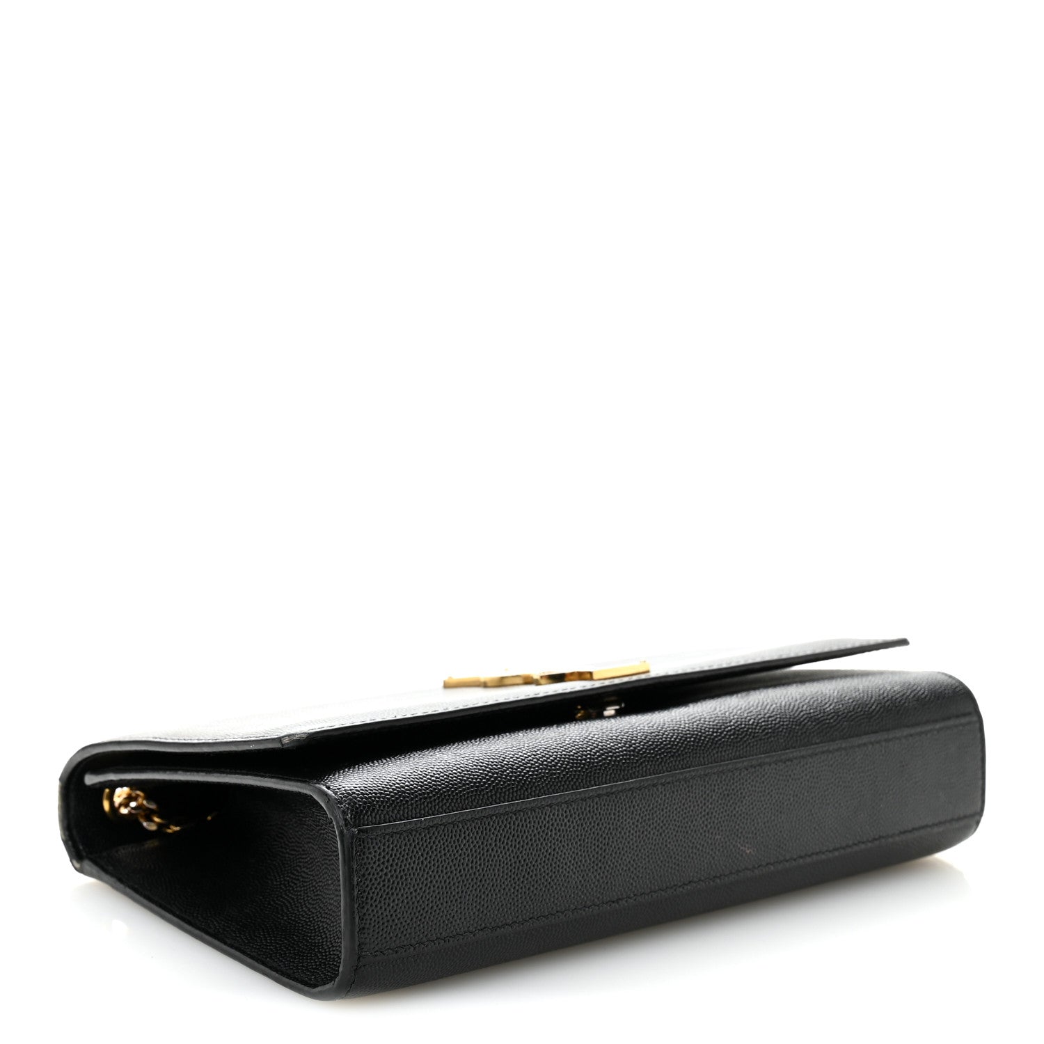 Saint Laurent Grain De Poudre Medium Classic Monogram Kate Satchel Black 4 of 15