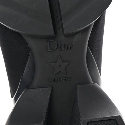 Christian Dior Neoprene Rubber Womens D-Connect Sneakers 38 Black 7 of 9