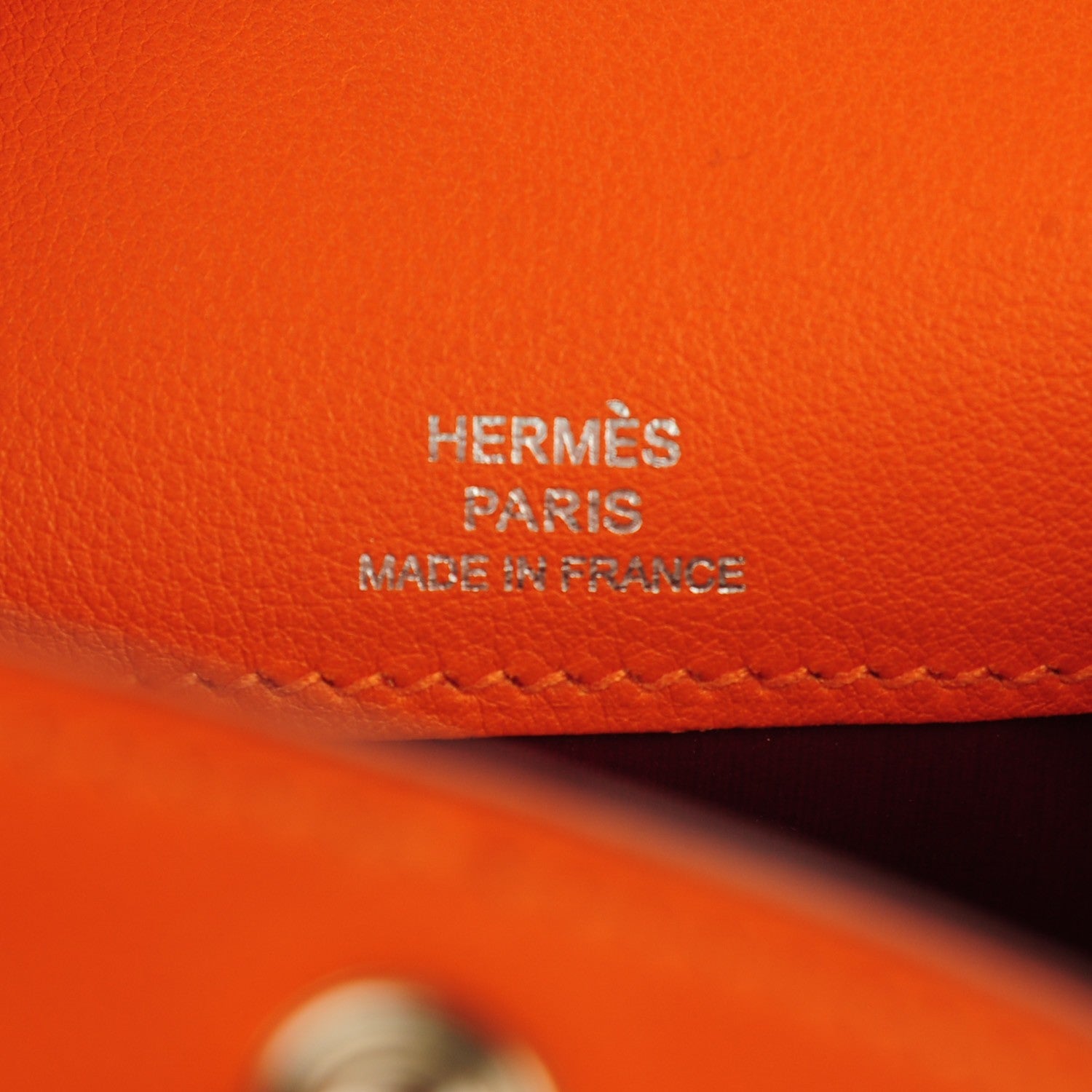 Hermes Swift Be-Bop GM Pouch Orange 7 of 8