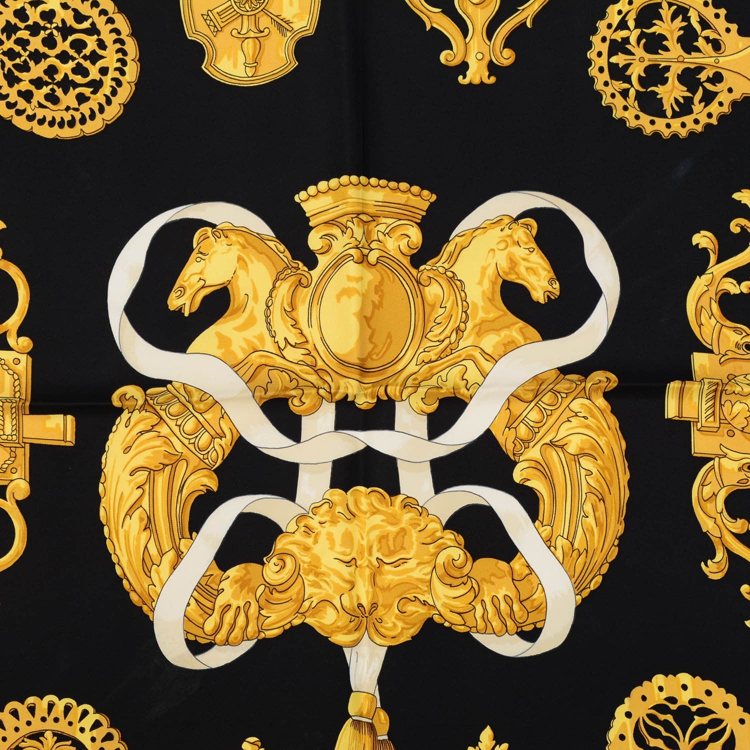Hermes Silk Ferronnerie Scarf 90 1 of 5