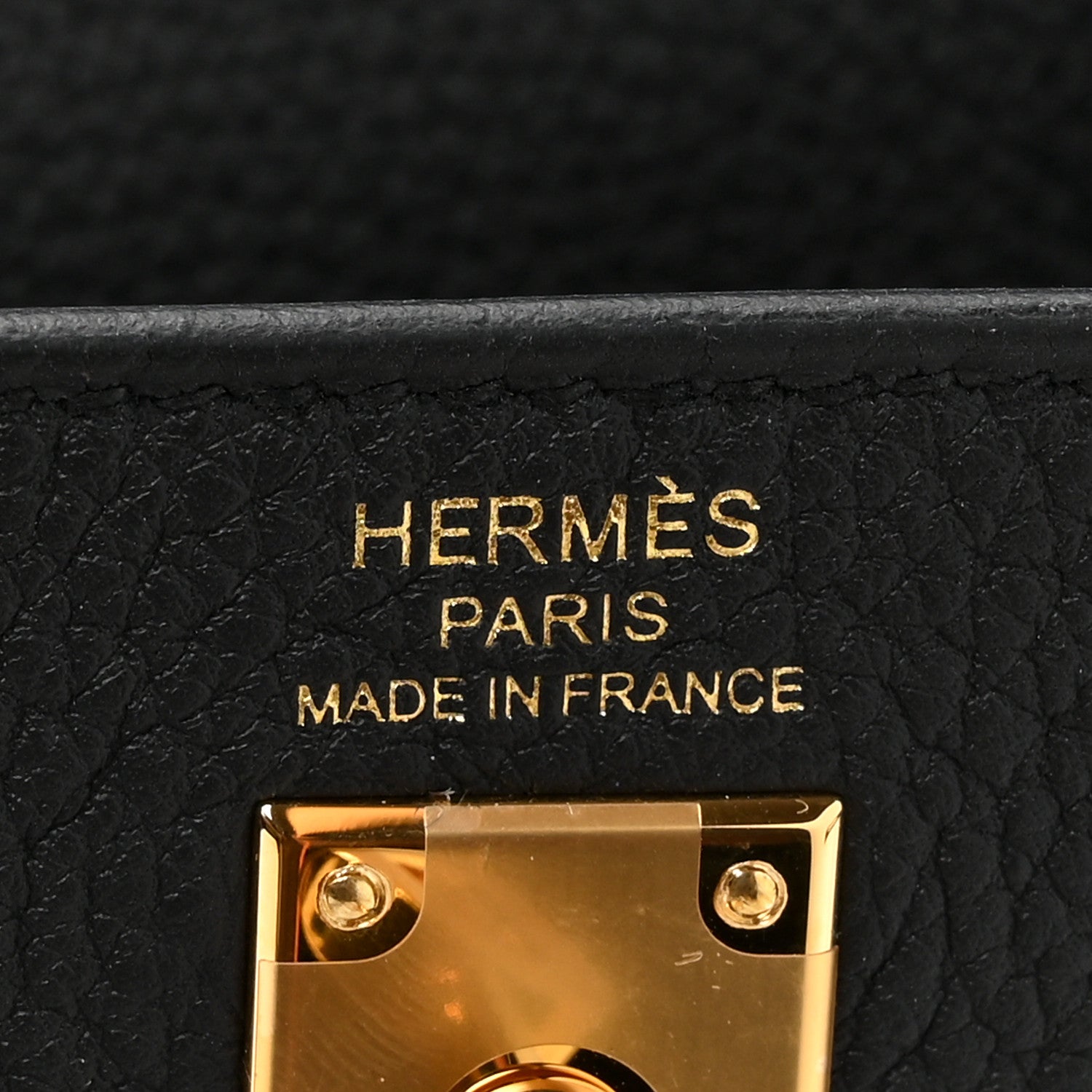 Hermes Togo Kelly Retourne 25 Black 6 of 11