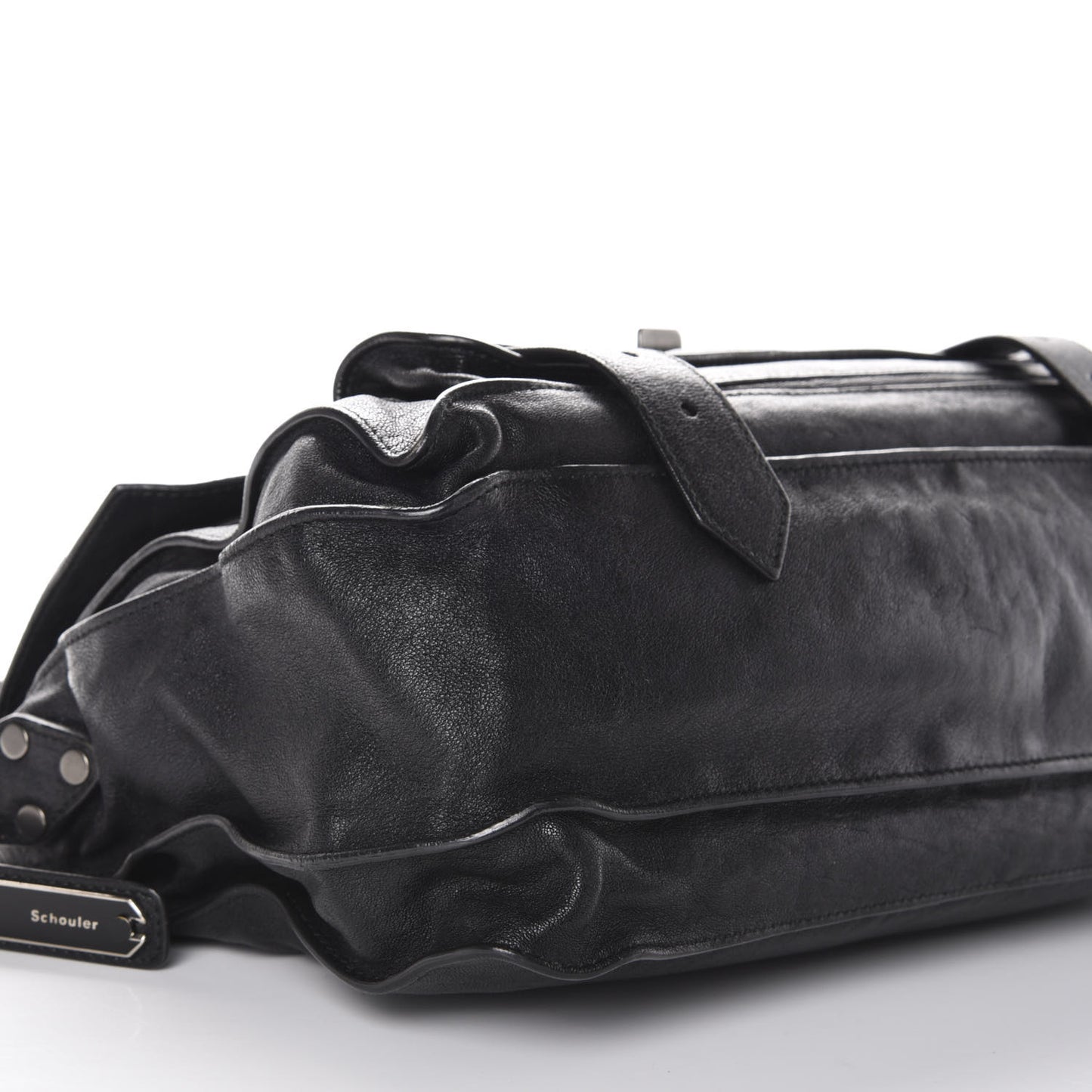 Lambskin Medium PS1 Satchel Black