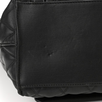 Givenchy Rubberized Canvas Quilted Duo Backpack Black 12 of 12