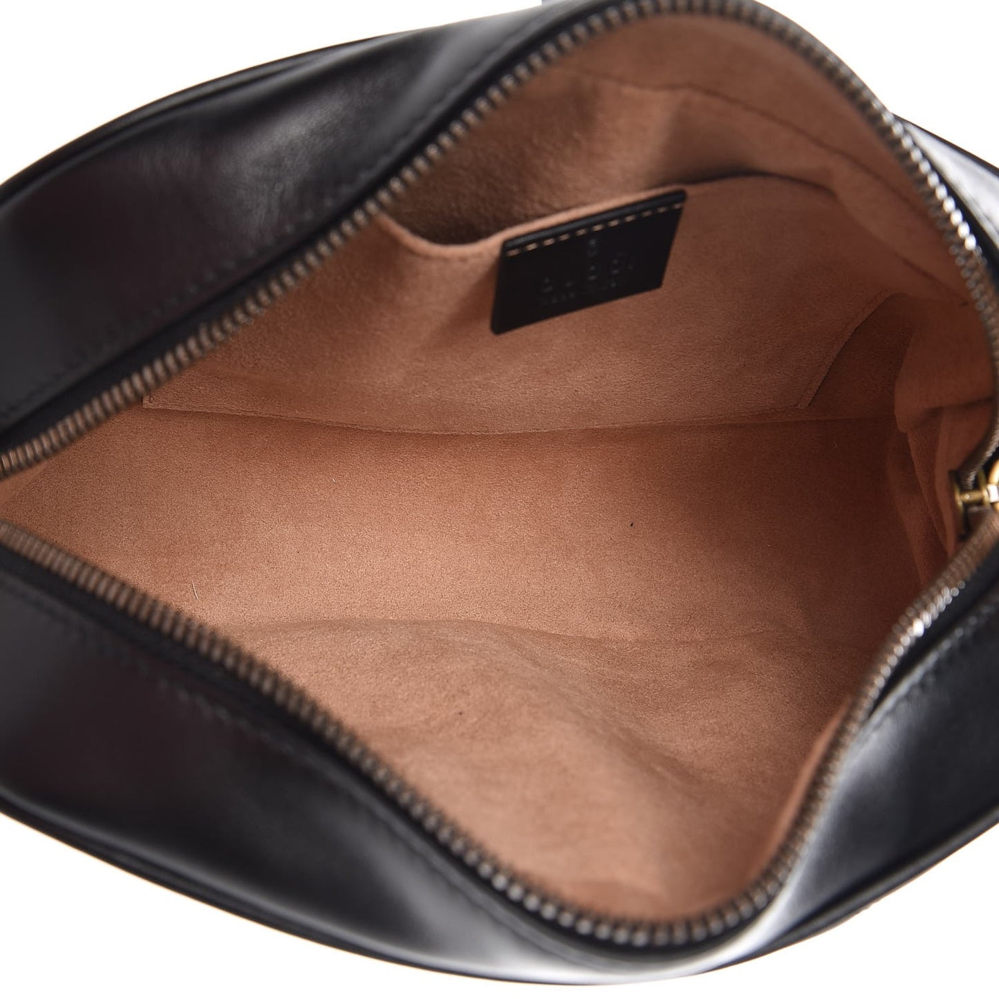 Calfskin Matelasse Small GG Marmont Chain Shoulder Bag Black