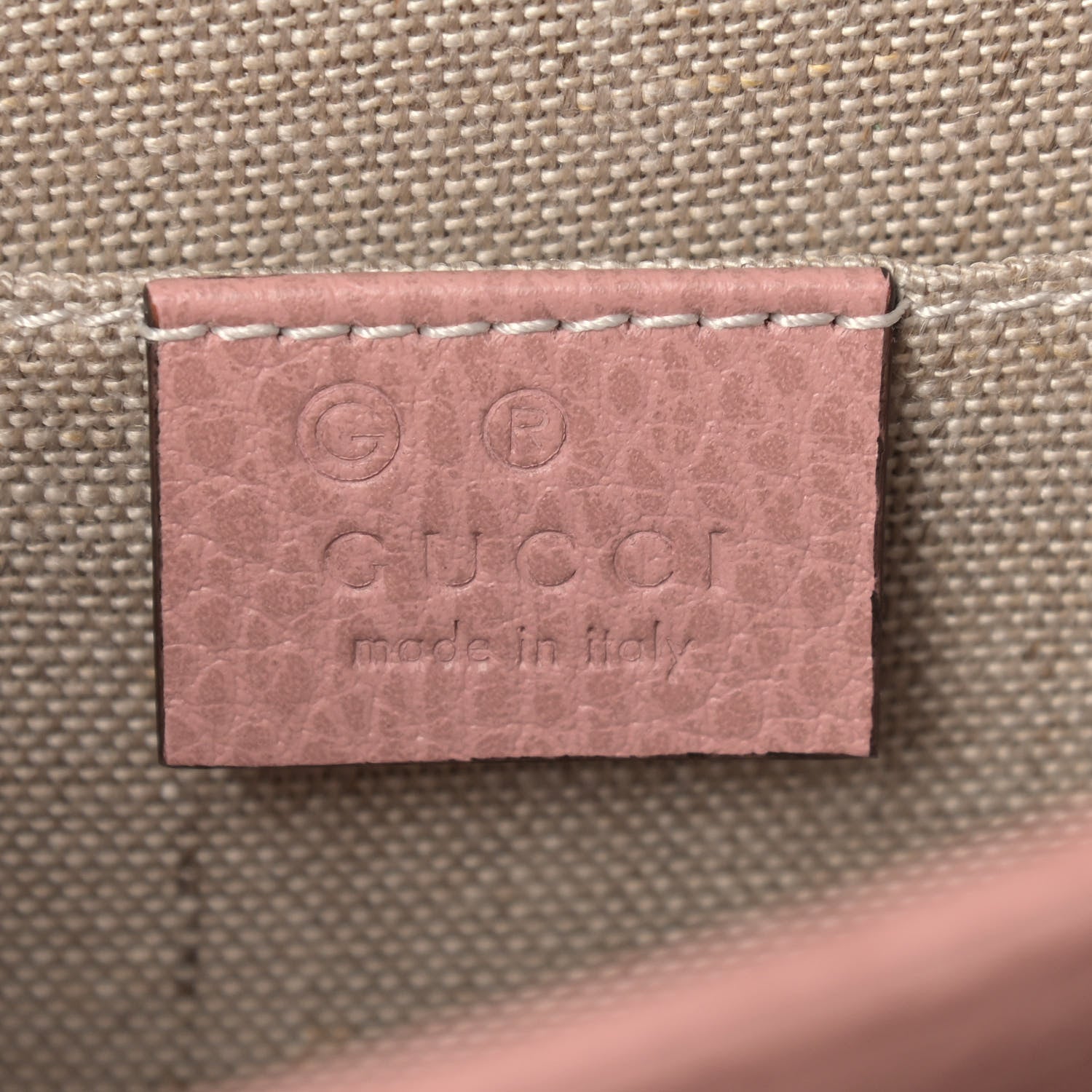 Gucci Dollar Calfskin Small Interlocking G Shoulder Bag Soft Pink 6 of 9
