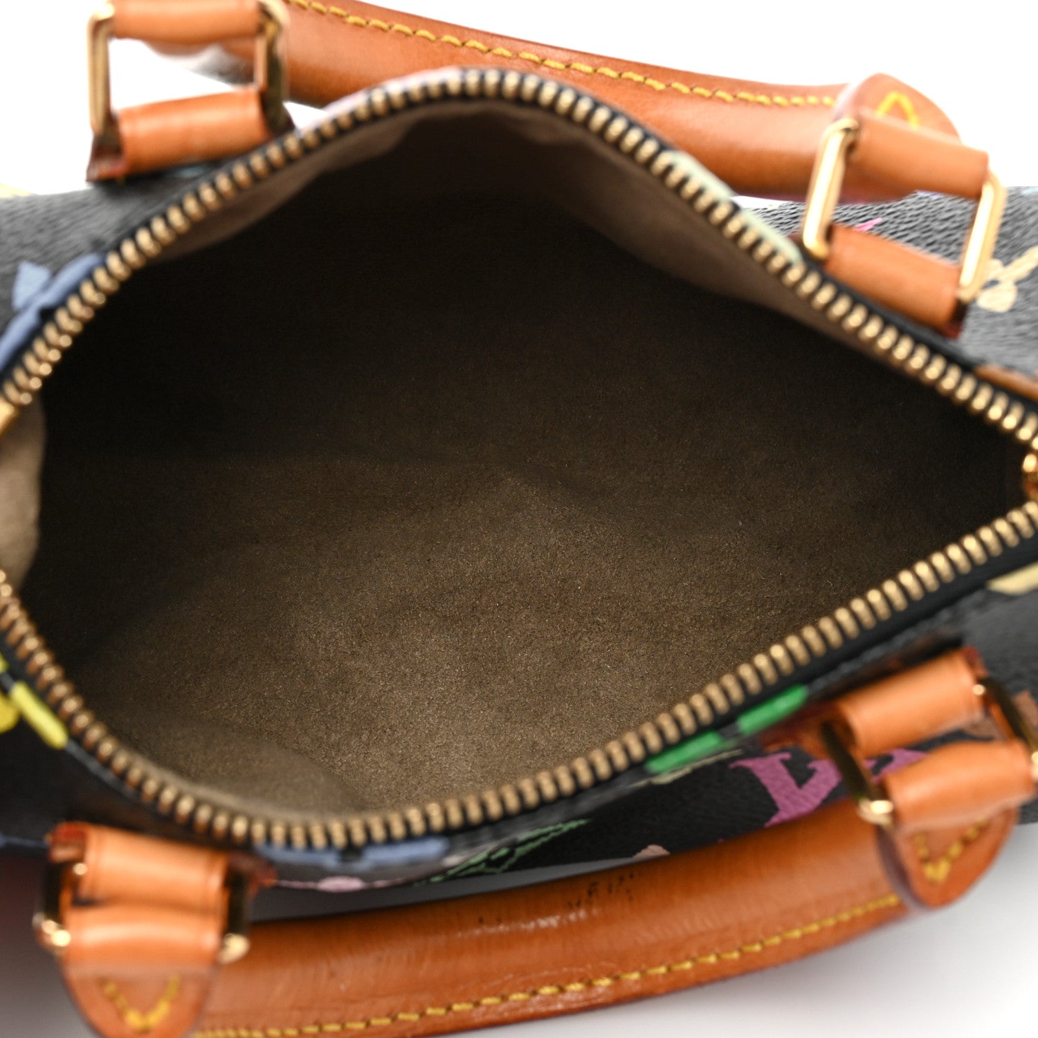 Louis Vuitton Monogram Multicolor Mini Sac HL Speedy Black 5 of 9