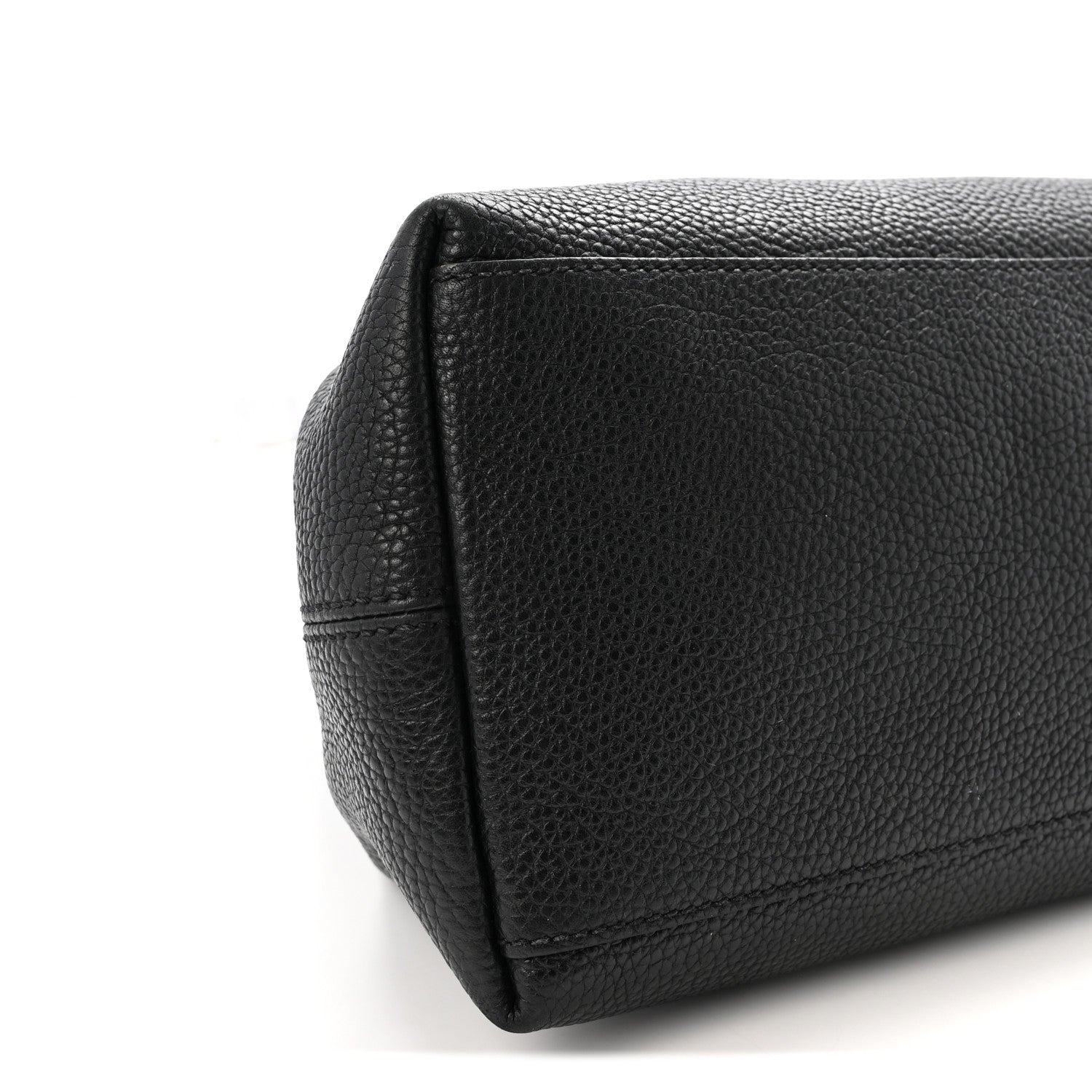 Gucci Pebbled Calfskin Medium Soho Chain Shoulder Bag Black 9 of 10