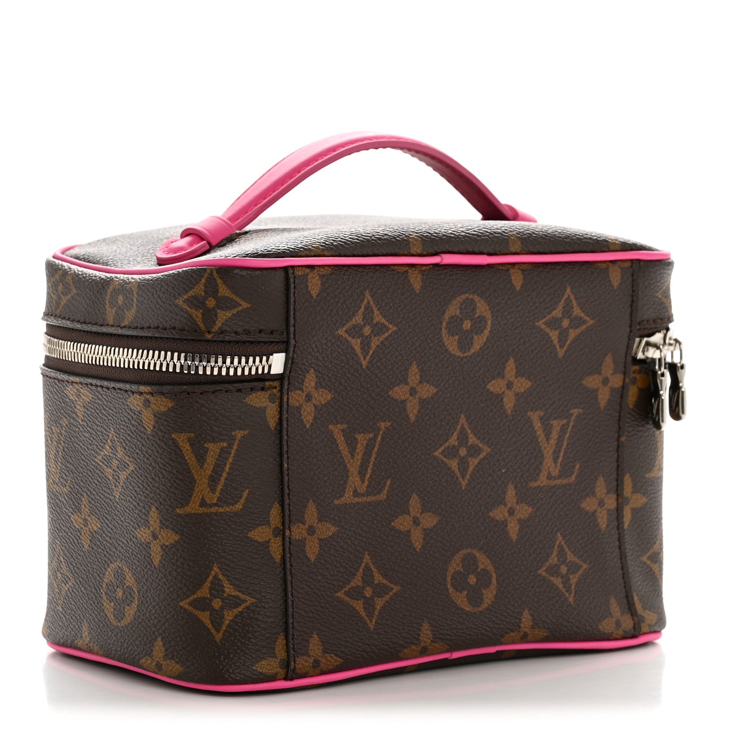 Louis Vuitton Monogram Macassar Nice Mini Fuchsia 1869062