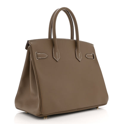 Hermes Epsom BIRKIN 30 Etoupe 3 of 11
