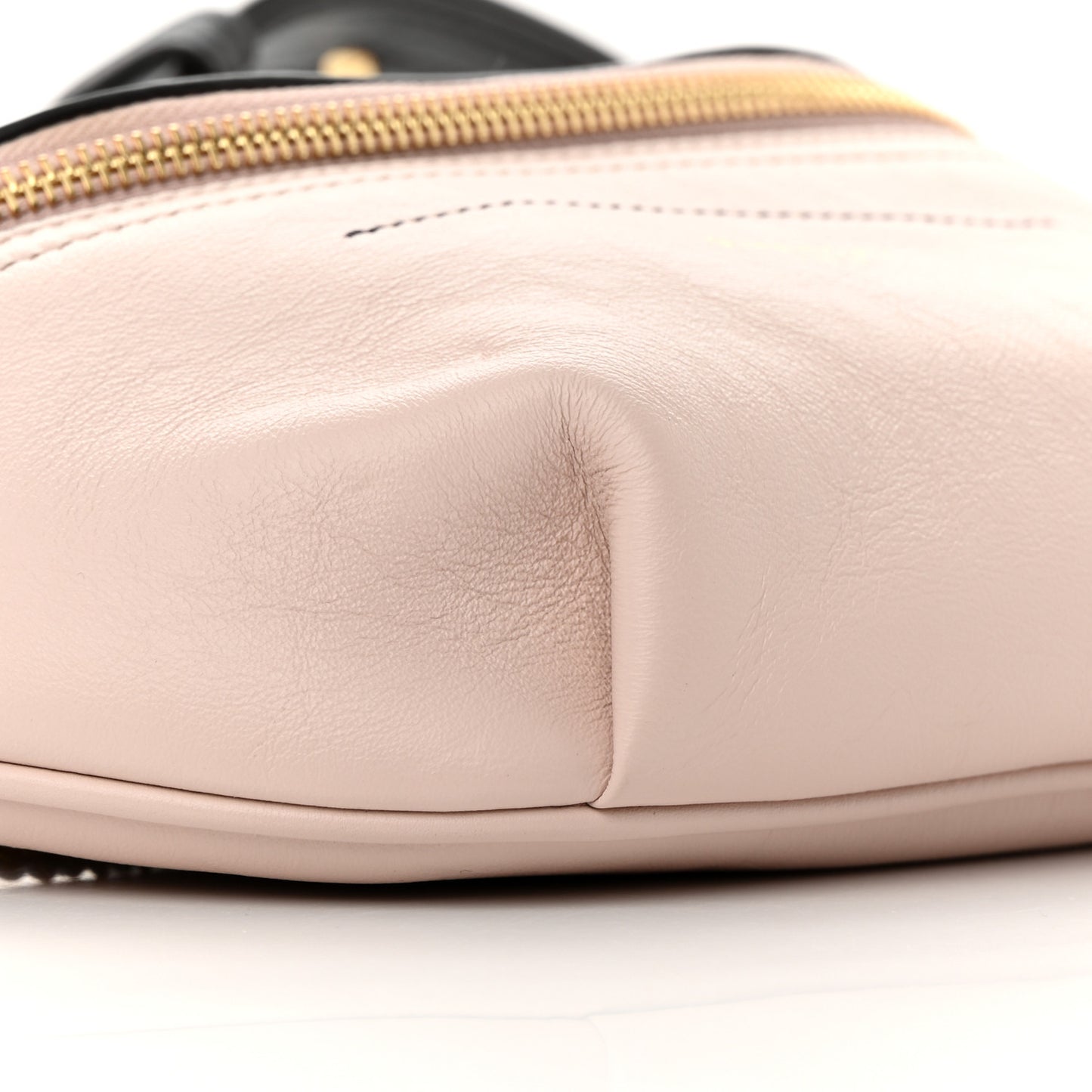 Calfskin Whip Belt Bag Pale Pink