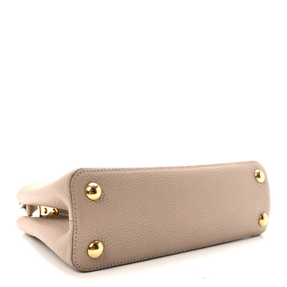 Louis Vuitton Taurillon Capucines BB Galet 4 of 9