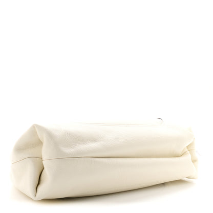 Gucci Grained Calfskin Softbit Maxi Shoulder Bag Dusty White 5 of 11