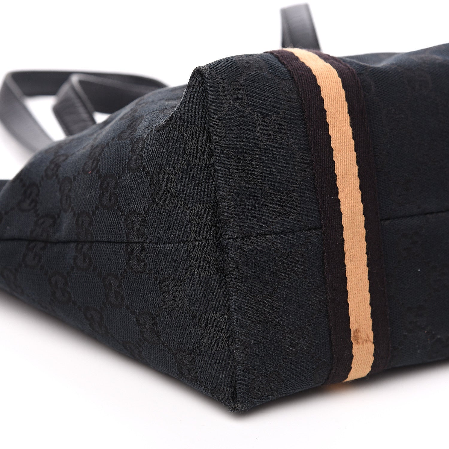 Gucci Monogram Medium Jolicoeur Tote Black 11 of 15