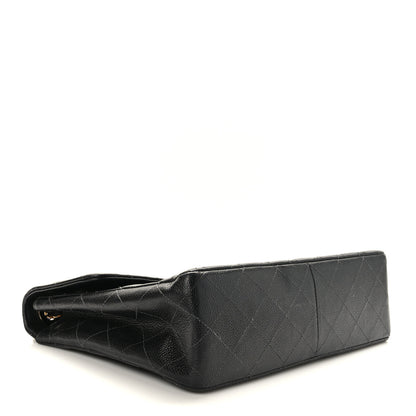 Chanel Caviar Jumbo Single Flap Black 4 of 9