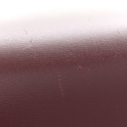 Celine Box Calfskin Small Classic Box Flap Bag Burgundy 11 of 11