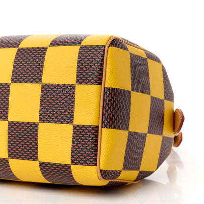 Louis Vuitton Damier Pop Speedy Bandouliere 25 Jaune Mat 14 of 15